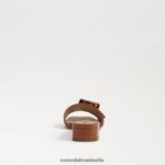 Sam Edelman Diacon-Sandale Frauen reichhaltiger Cognac Schuhwerk 2P8JNV418 - Image 5