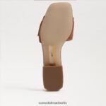 Sam Edelman Diacon-Sandale Frauen reichhaltiger Cognac Schuhwerk 2P8JNV418 - Image 6