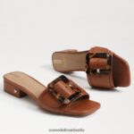 Sam Edelman Diacon-Sandale Frauen reichhaltiger Cognac Schuhwerk 2P8JNV418 - Image 7