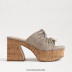 Sam Edelman Dova Plateau-Keilabsatz Frauen dunkel natürlich Schuhwerk 2P8JNV350 - Image 2
