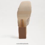 Sam Edelman Dova Plateau-Keilabsatz Frauen dunkel natürlich Schuhwerk 2P8JNV350 - Image 6