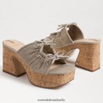 Sam Edelman Dova Plateau-Keilabsatz Frauen dunkel natürlich Schuhwerk 2P8JNV350 - Image 7