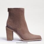 Sam Edelman Emalia Bootie Frauen tiefes taupefarbenes Wildleder Schuhwerk 2P8JNV858 - Image 2