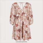 Sam Edelman Emely Mini-Blumenkleid Frauen Blumen- Bekleidung 2P8JNV1117 - Image 5