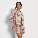Sam Edelman Enola-Blazer Frauen Blumen- Bekleidung 2P8JNV1207 - Image 3