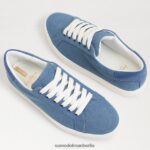 Sam Edelman Ethyl-Schnürsneaker Frauen gewaschenes Indigo Schuhwerk 2P8JNV343 - Image 7
