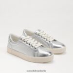 Sam Edelman Ethyl-Schnürsneaker Frauen weiches Silber Schuhwerk 2P8JNV344
