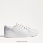 Sam Edelman Ethyl-Schnürsneaker Frauen weißes Leder Schuhwerk 2P8JNV342 - Image 2