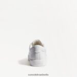 Sam Edelman Ethyl-Schnürsneaker Frauen weißes Leder Schuhwerk 2P8JNV342 - Image 5