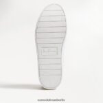 Sam Edelman Ethyl-Schnürsneaker Frauen weißes Leder Schuhwerk 2P8JNV342 - Image 6