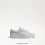 Sam Edelman Ethyl-Sneaker Kinder weißes Leder Schuhwerk 2P8JNV910 - Image 2
