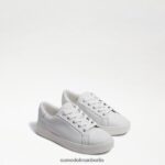 Sam Edelman Ethyl-Sneaker Kinder weißes Leder Schuhwerk 2P8JNV910