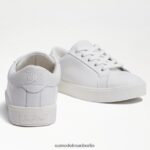 Sam Edelman Ethyl-Sneaker Kinder weißes Leder Schuhwerk 2P8JNV910 - Image 7