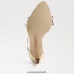 Sam Edelman Evelynn Riemchenabsatz Frauen Gold Blatt Schuhwerk 2P8JNV610 - Image 6