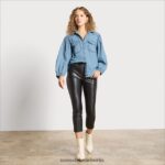 Sam Edelman Farah-Jeanshemd Frauen Palisaden Bekleidung 2P8JNV1234