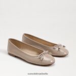 Sam Edelman Felicia Luxe Ballerinas Frauen Chai-Latte-Patent Schuhwerk 2P8JNV295