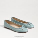 Sam Edelman Felicia Luxe Ballerinas Frauen Flut blau Schuhwerk 2P8JNV286