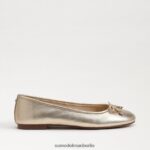 Sam Edelman Felicia Luxe Ballerinas Frauen Gold Blatt Schuhwerk 2P8JNV285 - Image 2