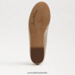 Sam Edelman Felicia Luxe Ballerinas Frauen Gold Blatt Schuhwerk 2P8JNV285 - Image 6
