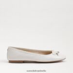 Sam Edelman Felicia Luxe Ballerinas Frauen helles Weiss Schuhwerk 2P8JNV287 - Image 2