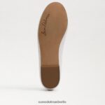 Sam Edelman Felicia Luxe Ballerinas Frauen helles Weiss Schuhwerk 2P8JNV287 - Image 6