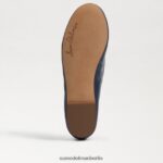 Sam Edelman Felicia Luxe Ballerinas Frauen Hudson-Marine Schuhwerk 2P8JNV292 - Image 6