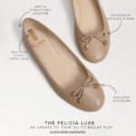 Sam Edelman Felicia Luxe Ballerinas Frauen sanftes Beige Schuhwerk 2P8JNV283 - Image 7
