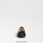 Sam Edelman Felicia Luxe Ballerinas Frauen schwarzes Lackleder Schuhwerk 2P8JNV294 - Image 3