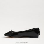 Sam Edelman Felicia Luxe Ballerinas Frauen schwarzes Lackleder Schuhwerk 2P8JNV294 - Image 4