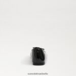 Sam Edelman Felicia Luxe Ballerinas Frauen schwarzes Lackleder Schuhwerk 2P8JNV294 - Image 5