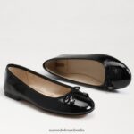 Sam Edelman Felicia Luxe Ballerinas Frauen schwarzes Lackleder Schuhwerk 2P8JNV294 - Image 7
