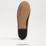 Sam Edelman Felicia Luxe Ballerinas Frauen schwarzes Leder Schuhwerk 2P8JNV284 - Image 6
