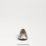 Sam Edelman Felicia Luxe Ballerinas Frauen weiches Silber Schuhwerk 2P8JNV290 - Image 3