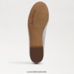 Sam Edelman Felicia Luxe Ballerinas Frauen weiches Silber Schuhwerk 2P8JNV290 - Image 6