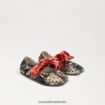 Sam Edelman Felicity Ballerinas Kinder Elfenbein/Orange Schuhwerk 2P8JNV1021