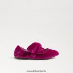 Sam Edelman Felicity Ballerinas Kinder Himbeersamt Schuhwerk 2P8JNV1022 - Image 2