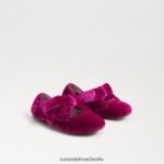 Sam Edelman Felicity Ballerinas Kinder Himbeersamt Schuhwerk 2P8JNV1022