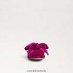 Sam Edelman Felicity Ballerinas Kinder Himbeersamt Schuhwerk 2P8JNV1022 - Image 3