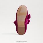 Sam Edelman Felicity Ballerinas Kinder Himbeersamt Schuhwerk 2P8JNV1022 - Image 6