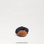 Sam Edelman Felicity Ballerinas Kinder Senf/Marine Schuhwerk 2P8JNV1020 - Image 3