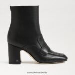 Sam Edelman Fenna-Stiefeletten Frauen schwarzes Leder Schuhwerk 2P8JNV853 - Image 2