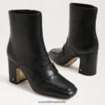 Sam Edelman Fenna-Stiefeletten Frauen schwarzes Leder Schuhwerk 2P8JNV853 - Image 7