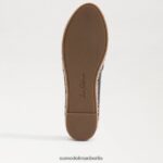 Sam Edelman Flache Espadrille-Loafer von Kai Frauen schwarzes Leder Schuhwerk 2P8JNV202 - Image 6