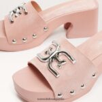 Sam Edelman Francina-Mule-Sandale Frauen blasses Rosa Schuhwerk 2P8JNV522 - Image 7