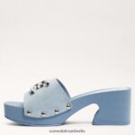Sam Edelman Francina-Mule-Sandale Frauen hellblau Schuhwerk 2P8JNV521 - Image 4