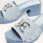 Sam Edelman Francina-Mule-Sandale Frauen hellblau Schuhwerk 2P8JNV521 - Image 7