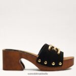 Sam Edelman Francina-Mule-Sandale Frauen schwarzes Wildleder Schuhwerk 2P8JNV520 - Image 2