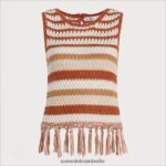 Sam Edelman Fynn Pullover Tank Frauen gebrannter Ton Bekleidung 2P8JNV1213 - Image 5