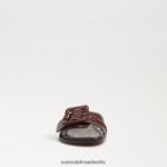 Sam Edelman Gaige Slide-Sandale Frauen Ahorn-Bourbon Schuhwerk 2P8JNV25 - Image 3