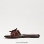 Sam Edelman Gaige Slide-Sandale Frauen Ahorn-Bourbon Schuhwerk 2P8JNV25 - Image 4